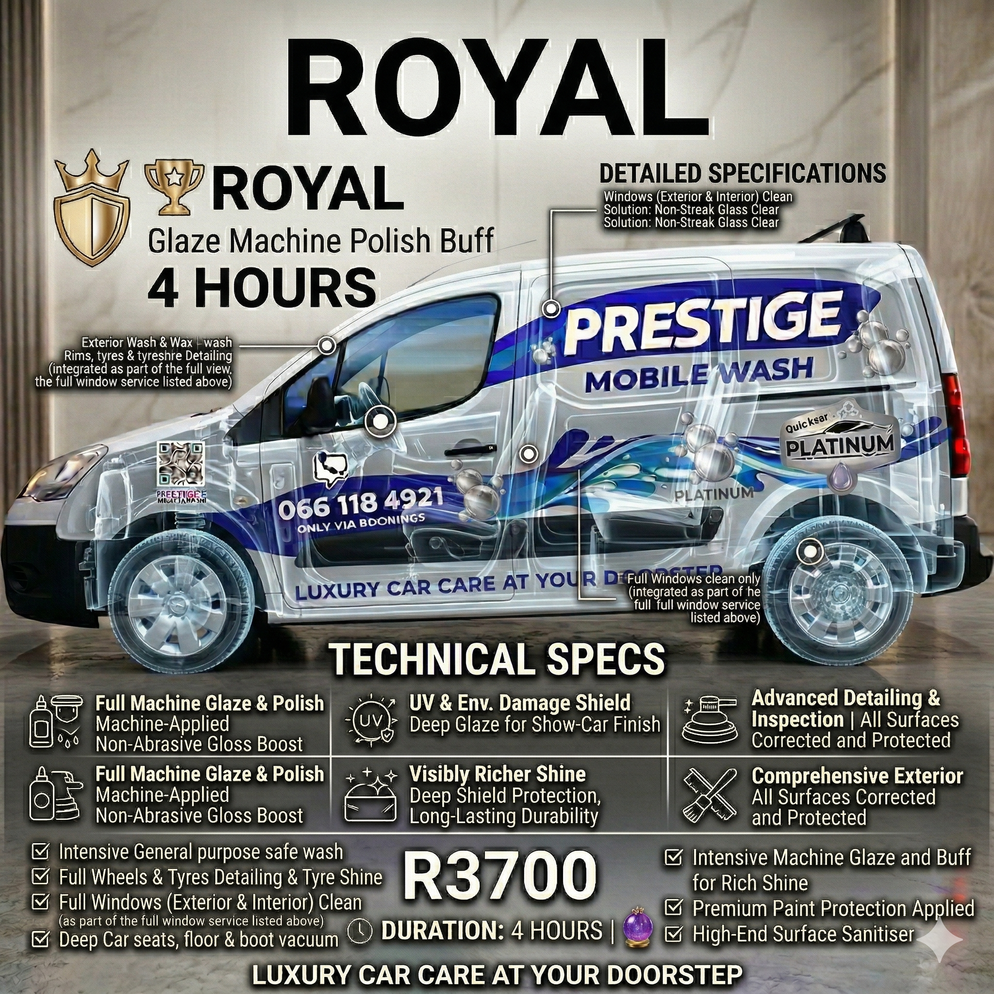 VIP Royal Package – Glaze Machine Polish Buff